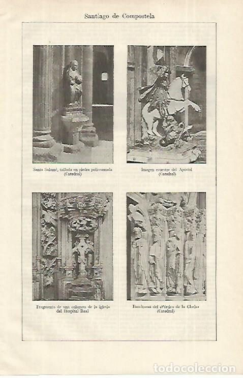 Otros art&iacute;culos de coleccionismo en papel: LAMINA ESPASA 12267: Catedral de Santiago de Compostela - Varios