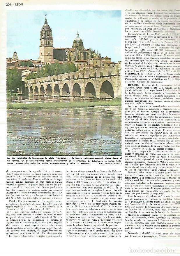Altri oggetti di carta: LAMINA MONITOR 0314: LAS DOS CATEDRALES DE SALAMANCA - Varios