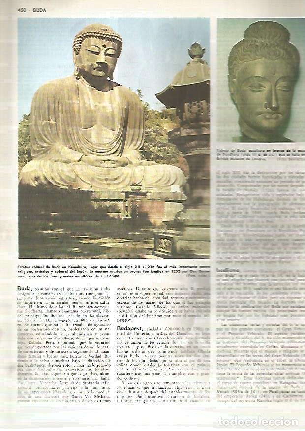 Otros art&iacute;culos de coleccionismo en papel: LAMINA MONITOR 0438: ESTATUA DE BUDA EN KAMAKURA - Varios