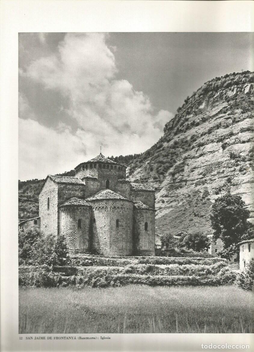 Sammelleidenschaft Andere Papierartikel: Lamina 006: SANT JAUME DE FRONTANYA (Barcelona). Iglesia - Marcel Durliat