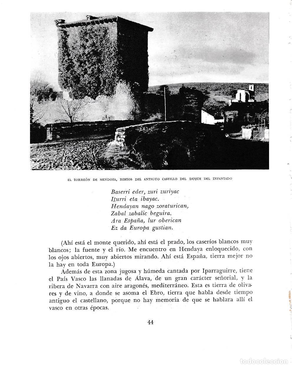 Otros art&iacute;culos de coleccionismo en papel: LAMINA 6096: El Torreon de Mendoza restos Castillo Duque del Infantado - Pio Baroja