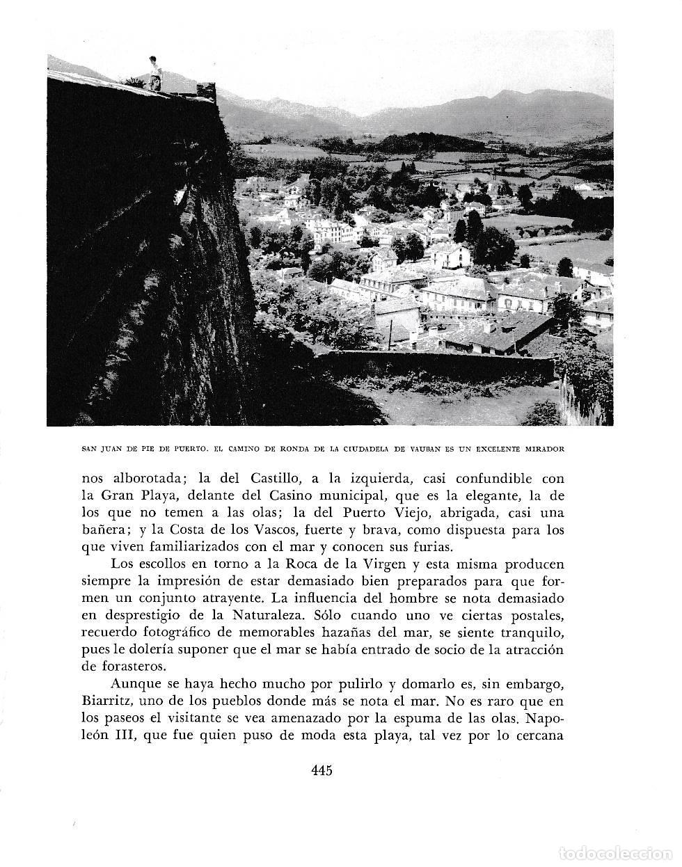 Otros art&iacute;culos de coleccionismo en papel: LAMINA 6283: Camino de ronda dela ciudadela de San Juan de Pie de Puerto - Pio Baroja