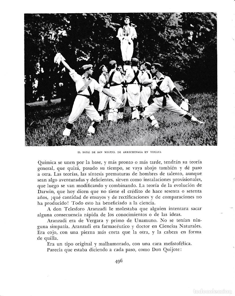 Otros art&iacute;culos de coleccionismo en papel: LAMINA 6300: El baile de San Miguel de Arrichinaga en Vizcaya - Pio Baroja