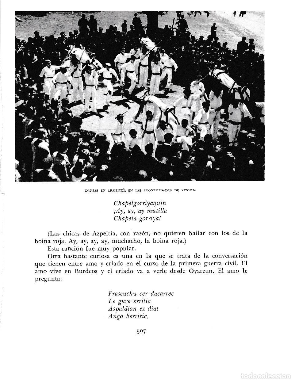 Otros art&iacute;culos de coleccionismo en papel: LAMINA 6306: Danzas en Armentia - Pio Baroja