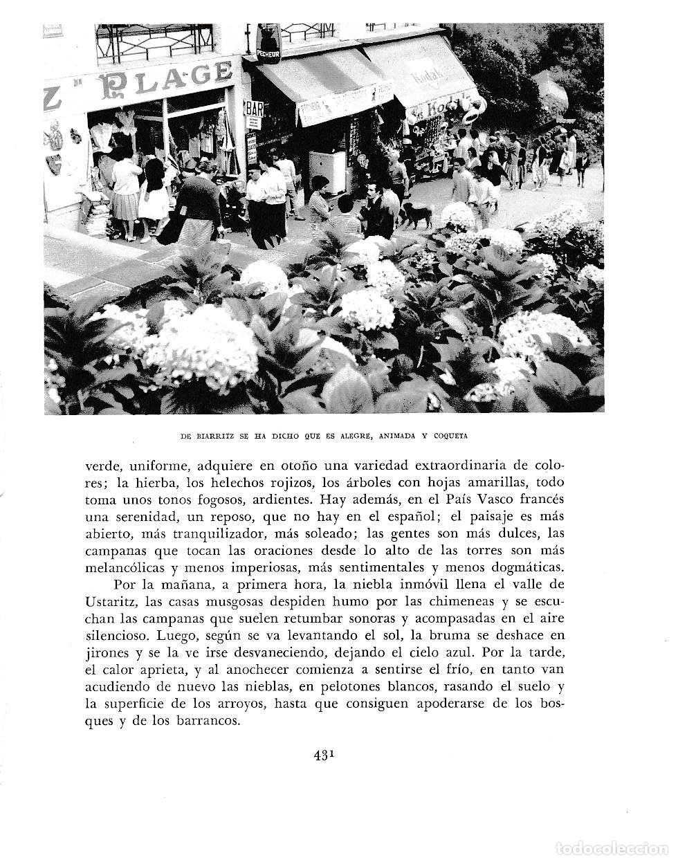 Otros art&iacute;culos de coleccionismo en papel: LAMINA 6276: Biarritz - Pio Baroja