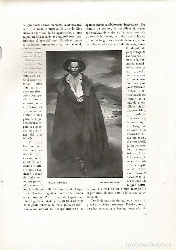 Otros art&iacute;culos de coleccionismo en papel: LAMINA 5031: Un juez de pueblo por Ignacio Zuloaga - Varios