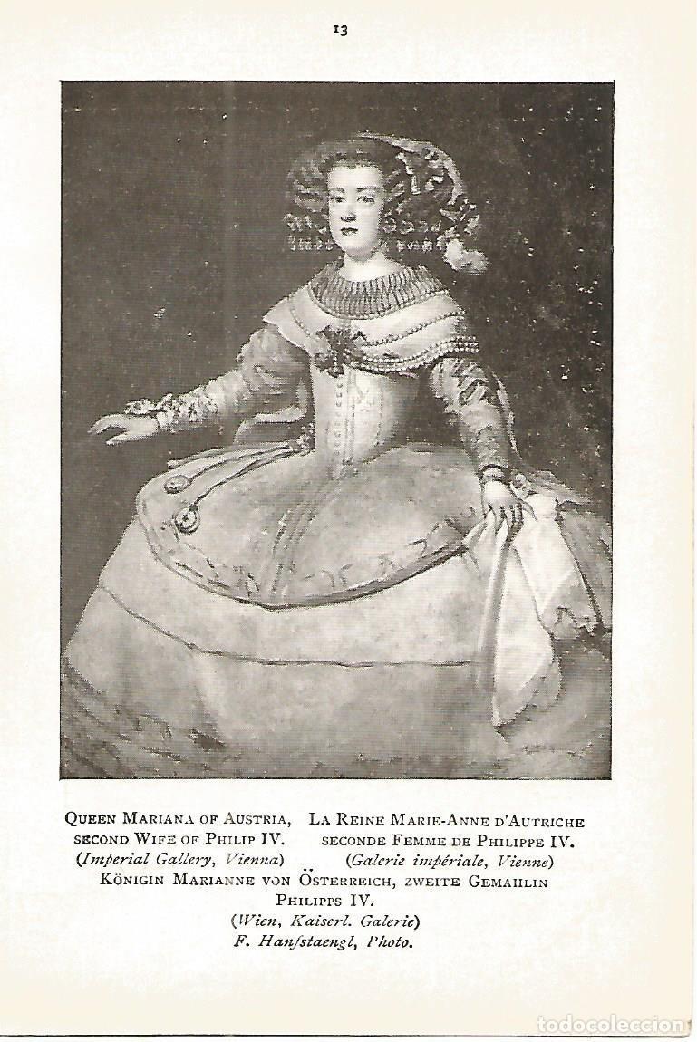 Otros art&iacute;culos de coleccionismo en papel: Lamina 006: VELAZQUEZ Reina Mariana de Austria - Varios