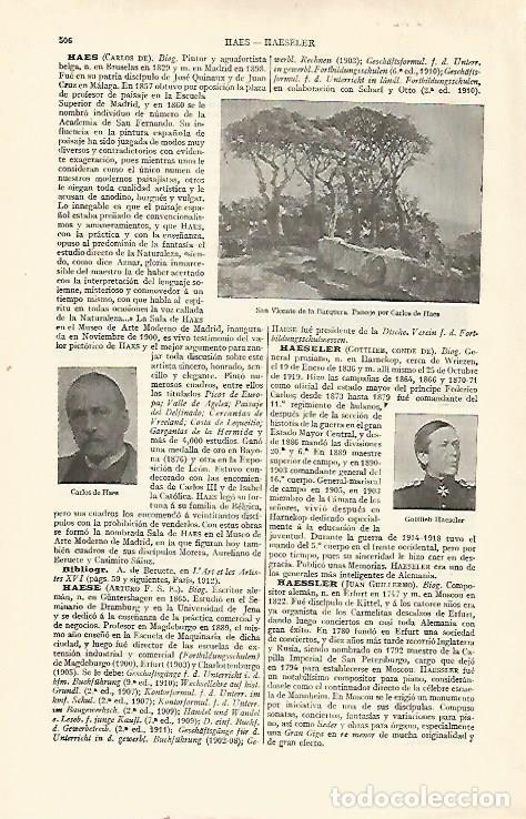 Otros art&iacute;culos de coleccionismo en papel: LAMINA ESPASA 21535: San Vicente de la Barquera por Carlos de Haes - Varios