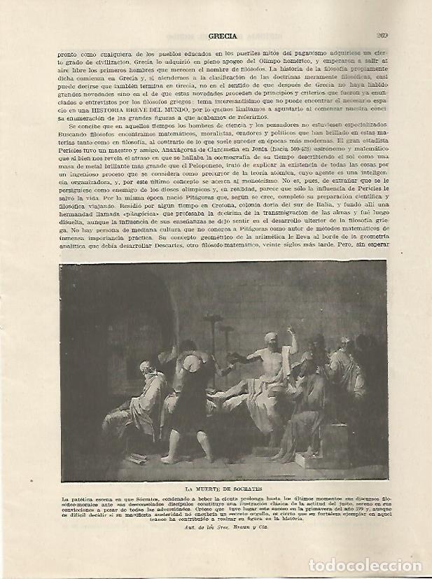 Otros art&iacute;culos de coleccionismo en papel: LAMINA 5162: La muerte de Socrates - Guillermo de Boladeres