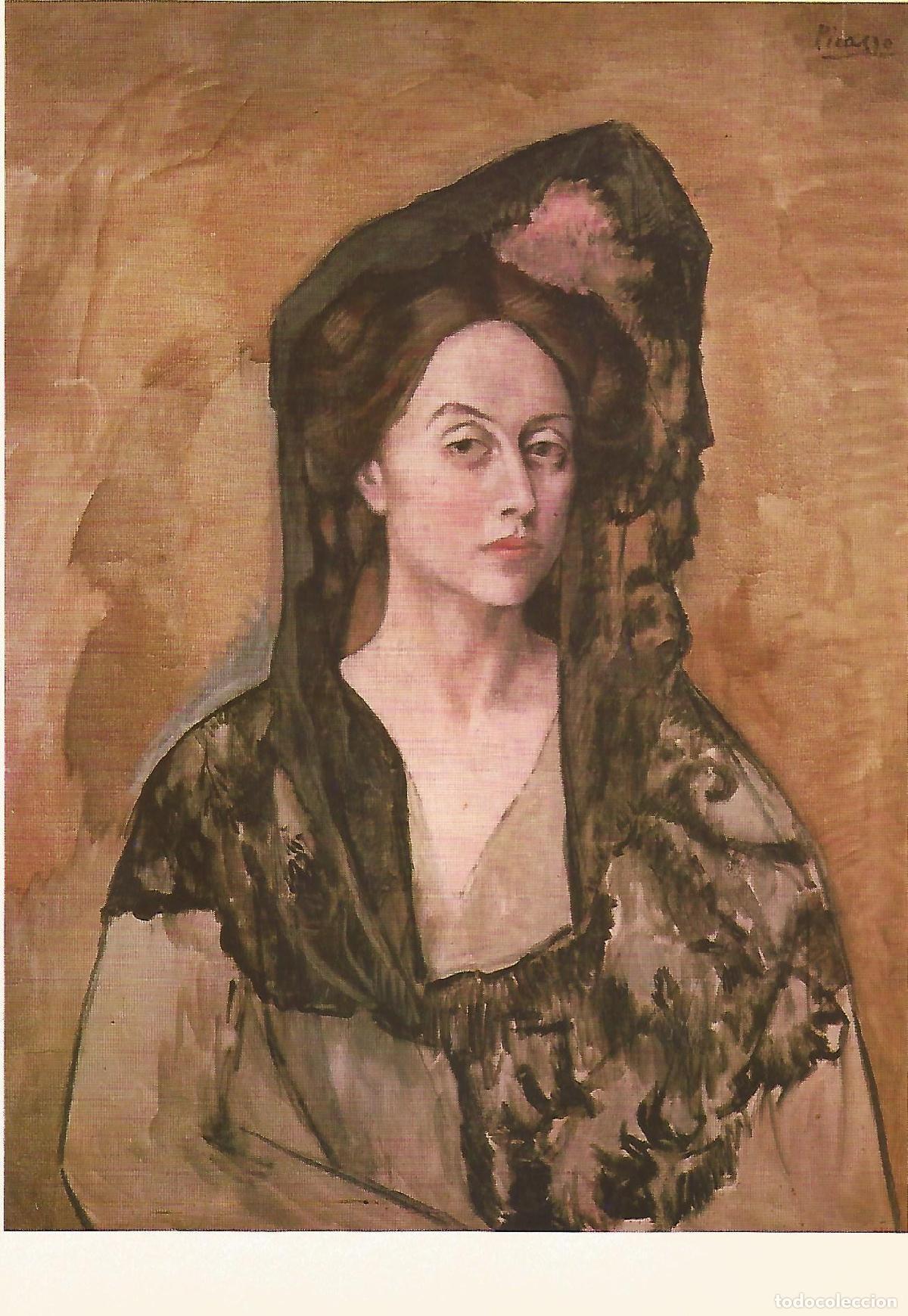 Otros art&iacute;culos de coleccionismo en papel: Lamina 061: Picasso. Retrato de Benedetta Bianco - VVAA