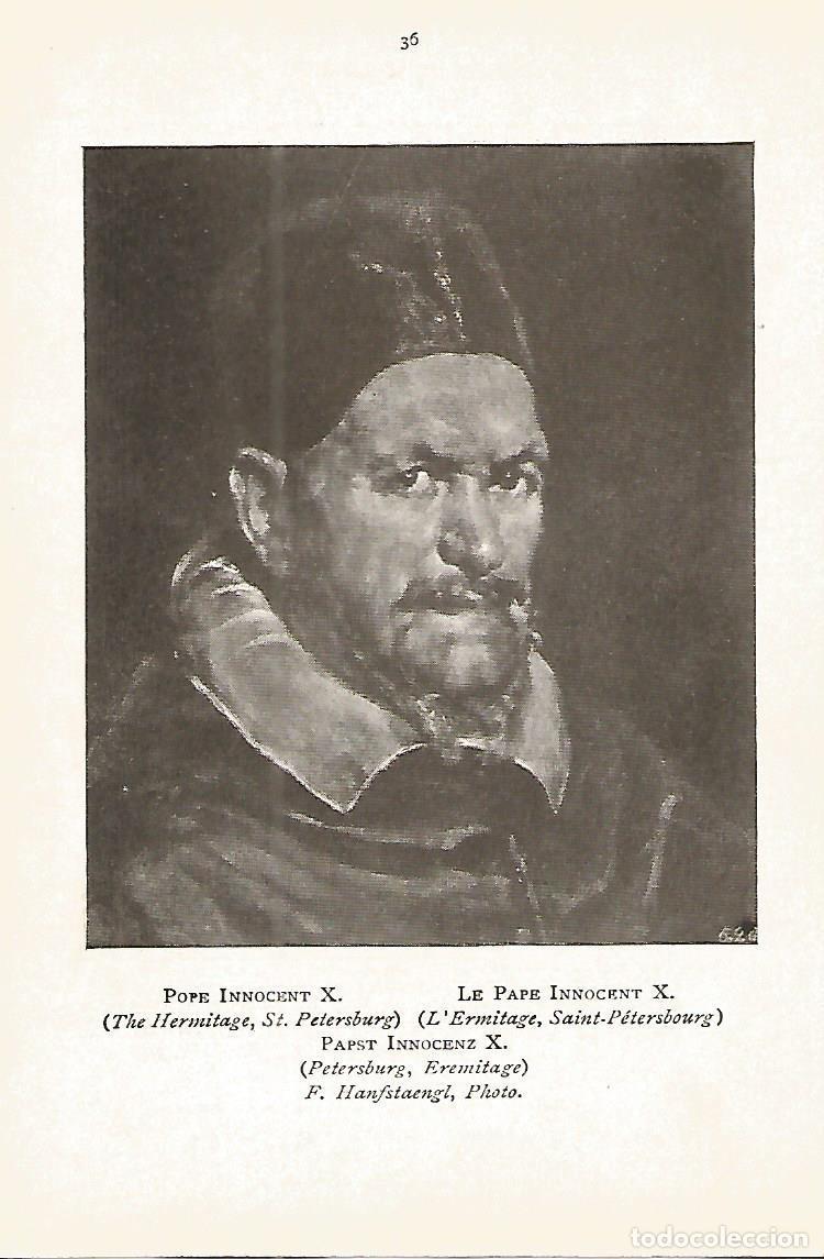 Otros art&iacute;culos de coleccionismo en papel: Lamina 017 VELAZQUEZ Papa Inocencio X - Varios