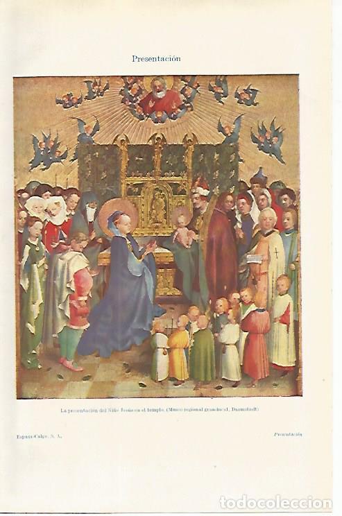 Otros art&iacute;culos de coleccionismo en papel: LAMINA ESPASA 16750: La presentacion del Ni&ntilde;o Jesus en el templo - Varios