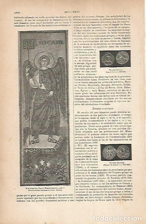 Otros art&iacute;culos de coleccionismo en papel: LAMINA ESPASA 22289: Arcangel San Miguel en Ravena - Varios