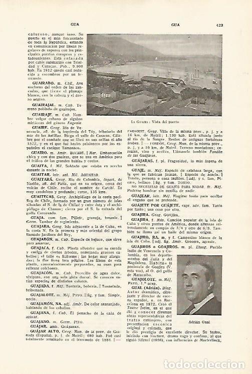 Otros art&iacute;culos de coleccionismo en papel: LAMINA SALVAT 80117: Puerto de La Guaira - Varios