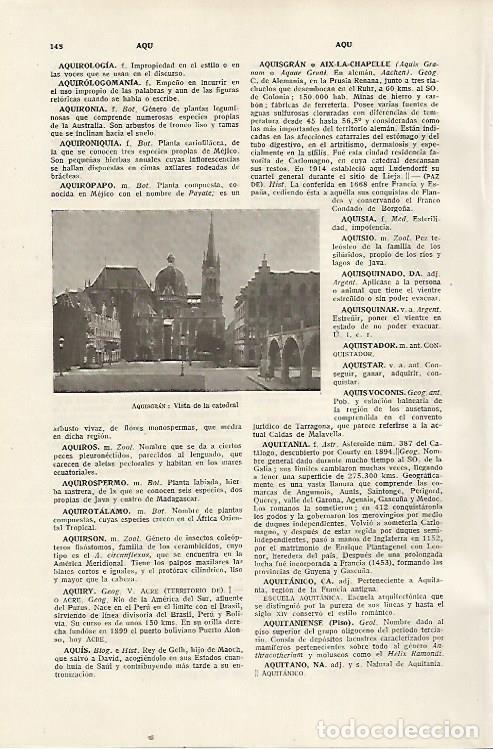 Otros art&iacute;culos de coleccionismo en papel: LAMINA SALVAT 80255: Catedral de Aquisgran - Varios