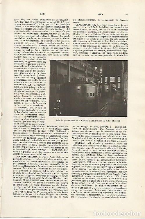 Otros art&iacute;culos de coleccionismo en papel: LAMINA SALVAT 80065: Sala de generadores en la Central hidroelectrica de Seros Lleida - Varios