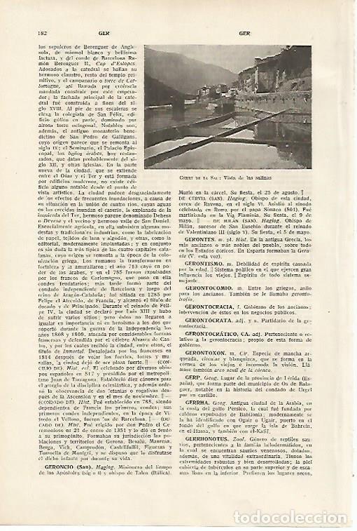 Otros art&iacute;culos de coleccionismo en papel: LAMINA SALVAT 80073: Salinas de Gerri de la Sal - Varios