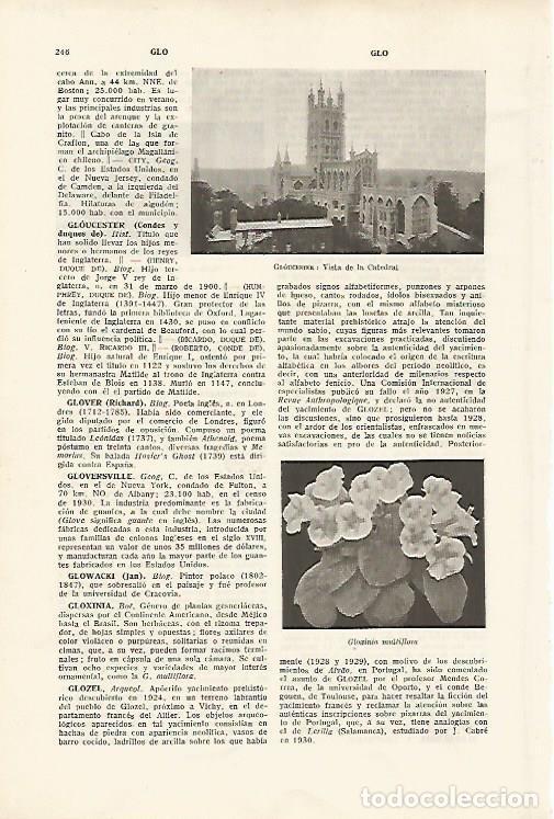 Otros art&iacute;culos de coleccionismo en papel: LAMINA SALVAT 80084: Catedral de Gloucester - Varios