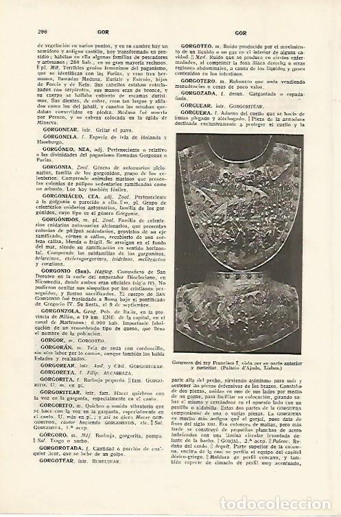 Otros art&iacute;culos de coleccionismo en papel: LAMINA SALVAT 80090: Gorguera del rey Francisco I de Portugal - Varios