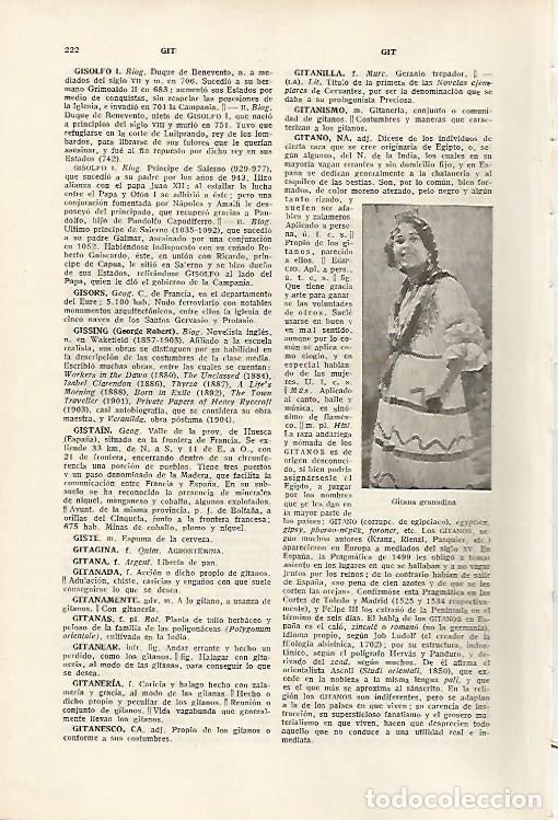 Otros art&iacute;culos de coleccionismo en papel: LAMINA SALVAT 80081: Gitana de Granada - Varios