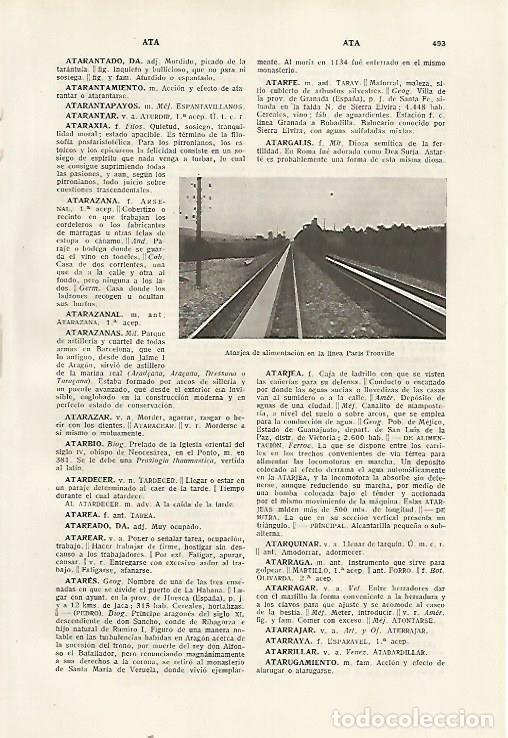 Otros art&iacute;culos de coleccionismo en papel: LAMINA SALVAT 80369: Linea de tren Paris - Trouville - Varios