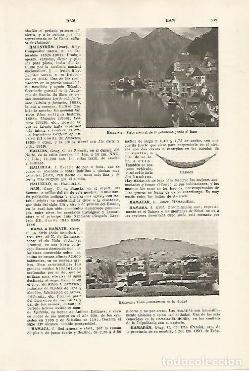 Otros art&iacute;culos de coleccionismo en papel: LAMINA SALVAT 80138: Vista de Hallstatt - Varios