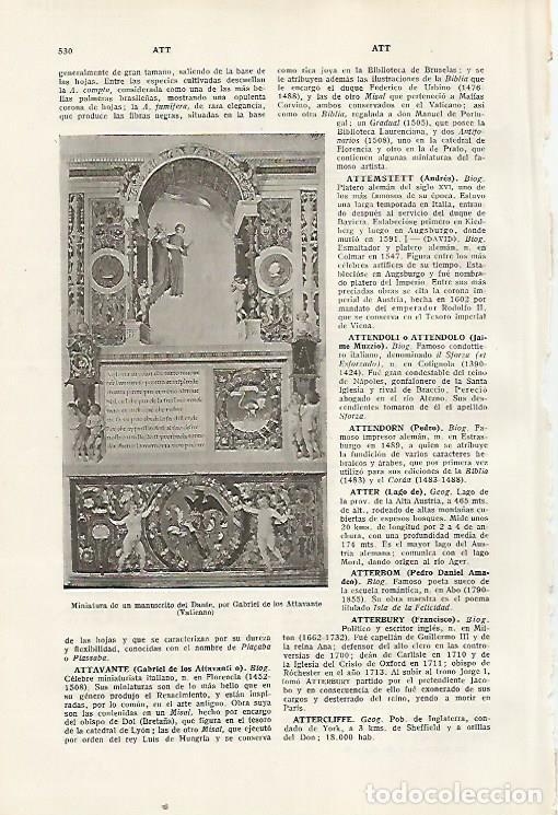 Otros art&iacute;culos de coleccionismo en papel: LAMINA SALVAT 80379: Manuscrito de Dante por Gabriel de los Attavante - Varios