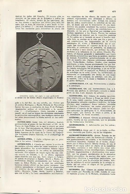 Otros art&iacute;culos de coleccionismo en papel: LAMINA SALVAT 80361: Astrolabio arabe del siglo XI - Varios