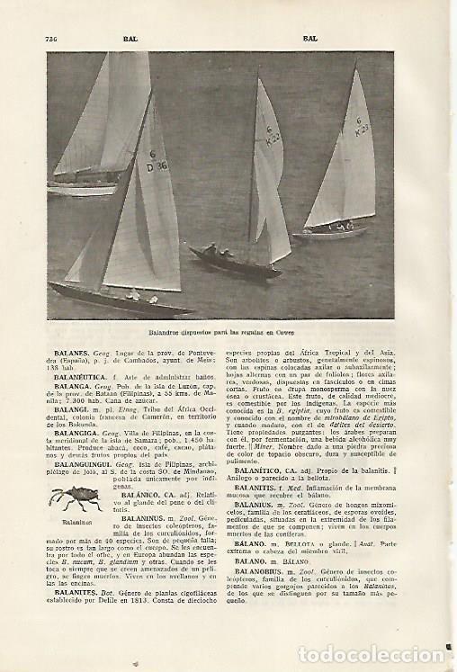 Otros art&iacute;culos de coleccionismo en papel: LAMINA SALVAT 80442: Regatas de Cowes - Varios