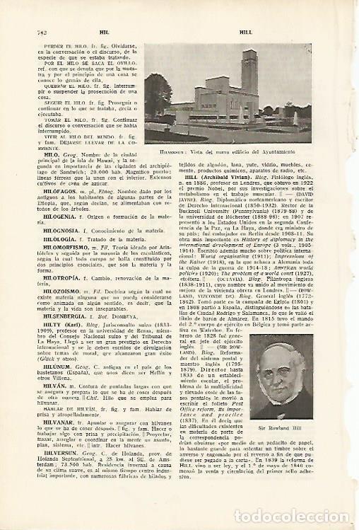 Otros art&iacute;culos de coleccionismo en papel: LAMINA SALVAT 80177: Ayuntamiento de Hilversun Holanda - Varios