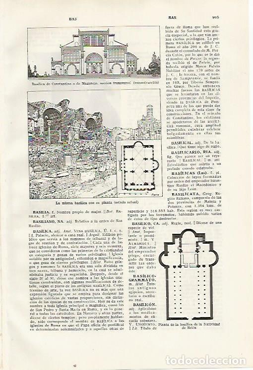 Otros art&iacute;culos de coleccionismo en papel: LAMINA SALVAT 80504: Basilica de Constantino - Varios