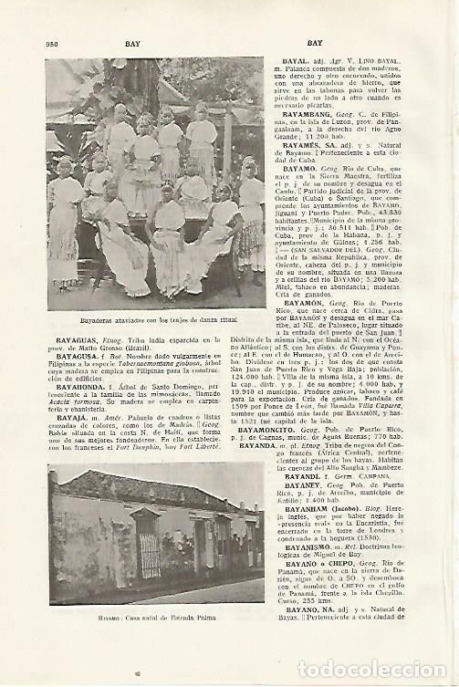 Otros art&iacute;culos de coleccionismo en papel: LAMINA SALVAT 80520: Bayaderas con trajes de danza ritual - Varios