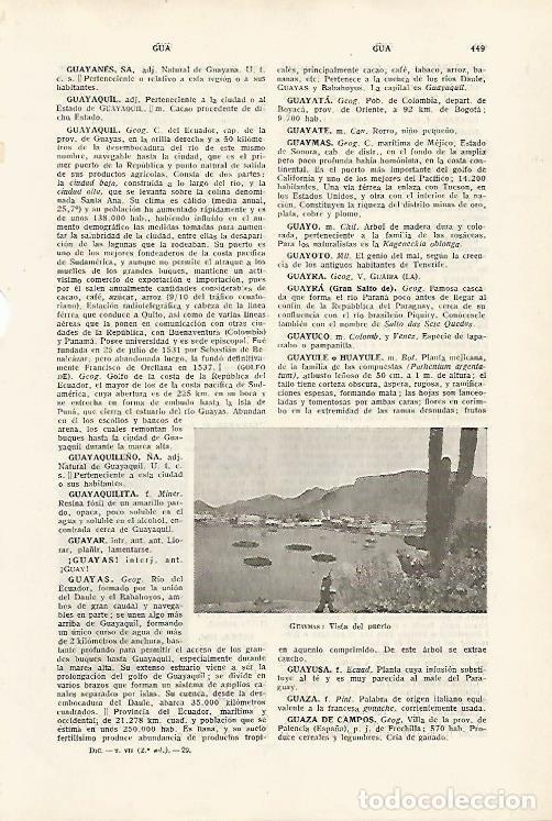 Otros art&iacute;culos de coleccionismo en papel: LAMINA SALVAT 80124: Puerto de Guaymas - Varios