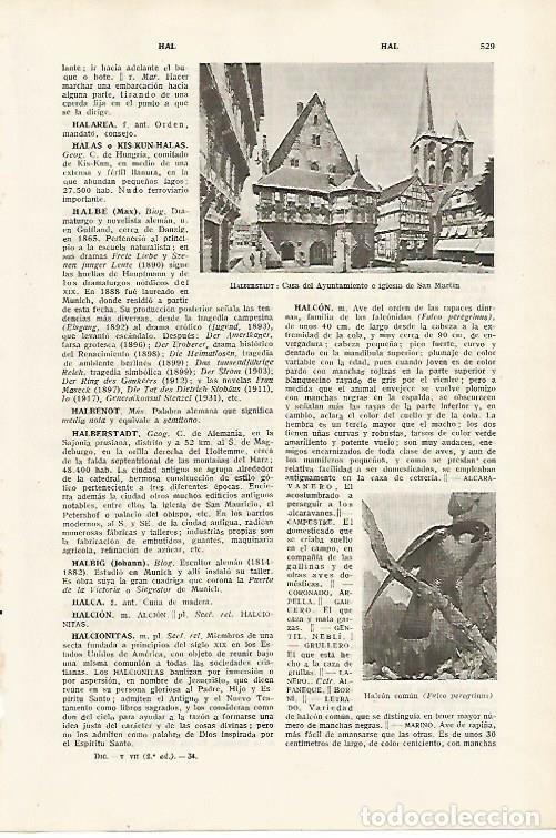 Otros art&iacute;culos de coleccionismo en papel: LAMINA SALVAT 80136: Ayuntamiento de Halberstadt Alemania - Varios