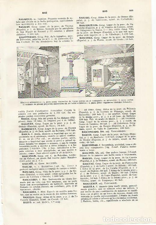 Otros art&iacute;culos de coleccionismo en papel: LAMINA SALVAT 80501: Basculas automaticas - Varios
