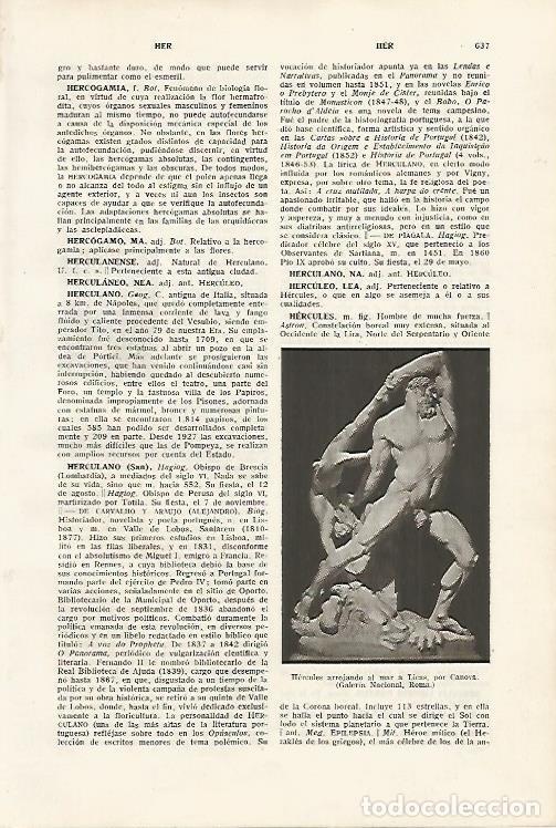 Otros art&iacute;culos de coleccionismo en papel: LAMINA SALVAT 80167: Hercules arrojando al mar a Licas - Varios