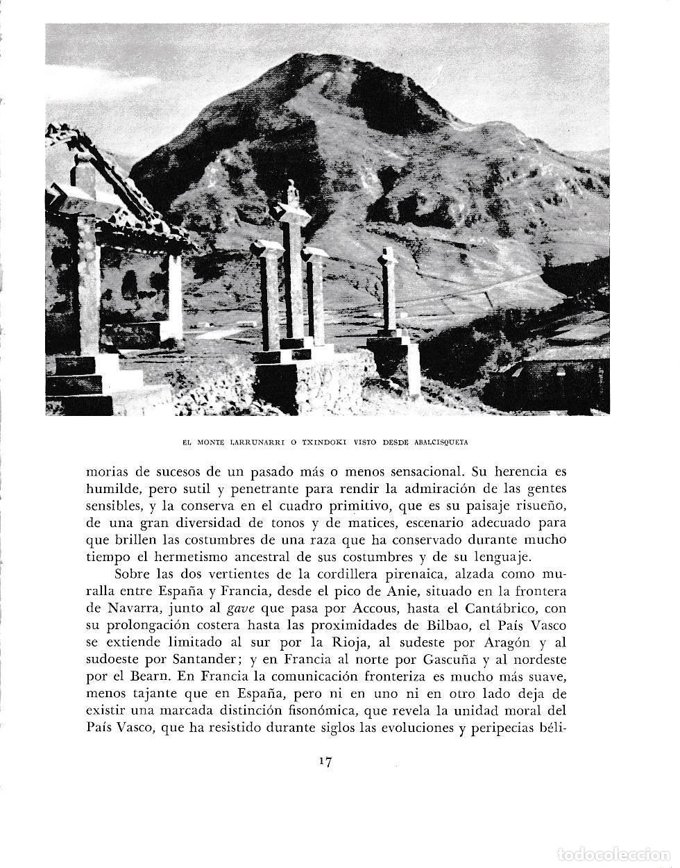 Otros art&iacute;culos de coleccionismo en papel: LAMINA 6085: Monte Larrunarri o Txindoki - Pio Baroja