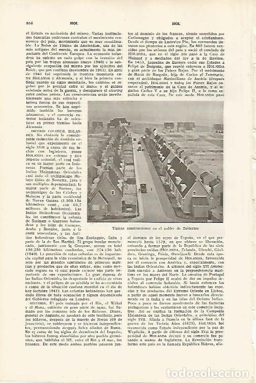 Otros art&iacute;culos de coleccionismo en papel: LAMINA SALVAT 80187: Polder de Zuiderzee Holanda - Varios
