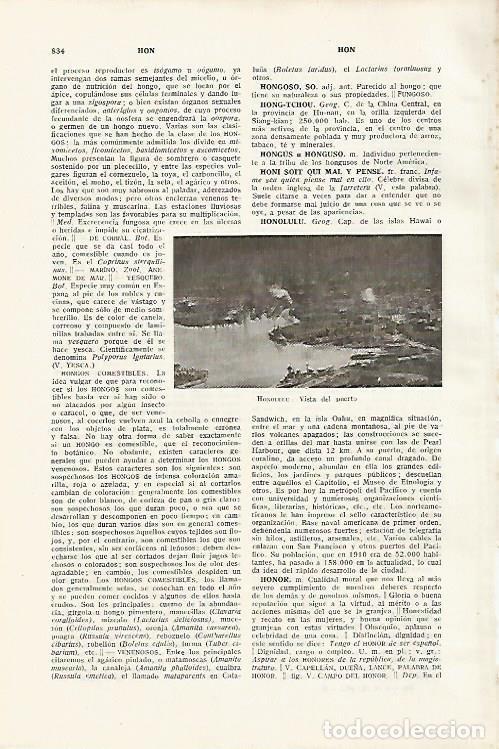 Otros art&iacute;culos de coleccionismo en papel: LAMINA SALVAT 80194: Puerto de Honolulu - Varios