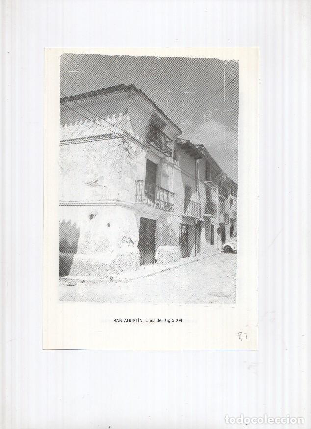 Otros art&iacute;culos de coleccionismo en papel: Historia de Aragon: lamina numero 082: San Agustin (casa siglo XVII) y Samitier (Castillo) -