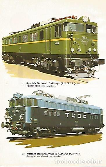Otros art&iacute;culos de coleccionismo en papel: LAMINA 8764: RENFE. Turkish State Railways - O.S. Nock