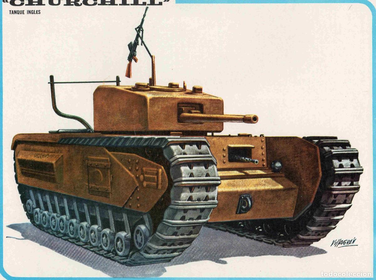 Otros art&iacute;culos de coleccionismo en papel: LAMINA 4224: CHURCHILL Tanque Ingles - Varios