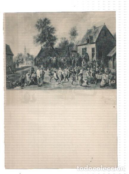 Otros art&iacute;culos de coleccionismo en papel: El Museo del Prado, laminas 63 y 64: Fiesta campestre y Le roi boit (David Teniers)