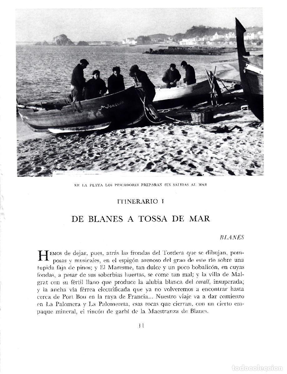 Otros art&iacute;culos de coleccionismo en papel: LAMINA 5642: pescadores preparandose para su salida al mar en Blanes - Josep Pla