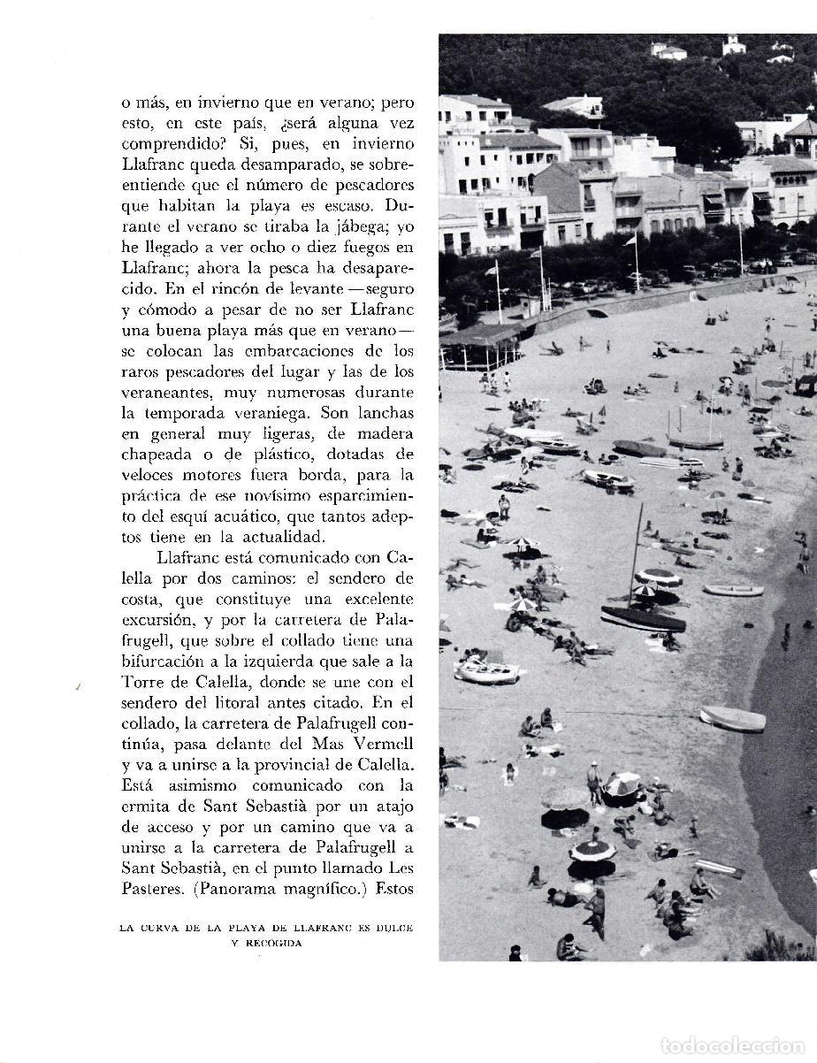 Otros art&iacute;culos de coleccionismo en papel: LAMINA 5729: Playa de Llafranc - Josep Pla