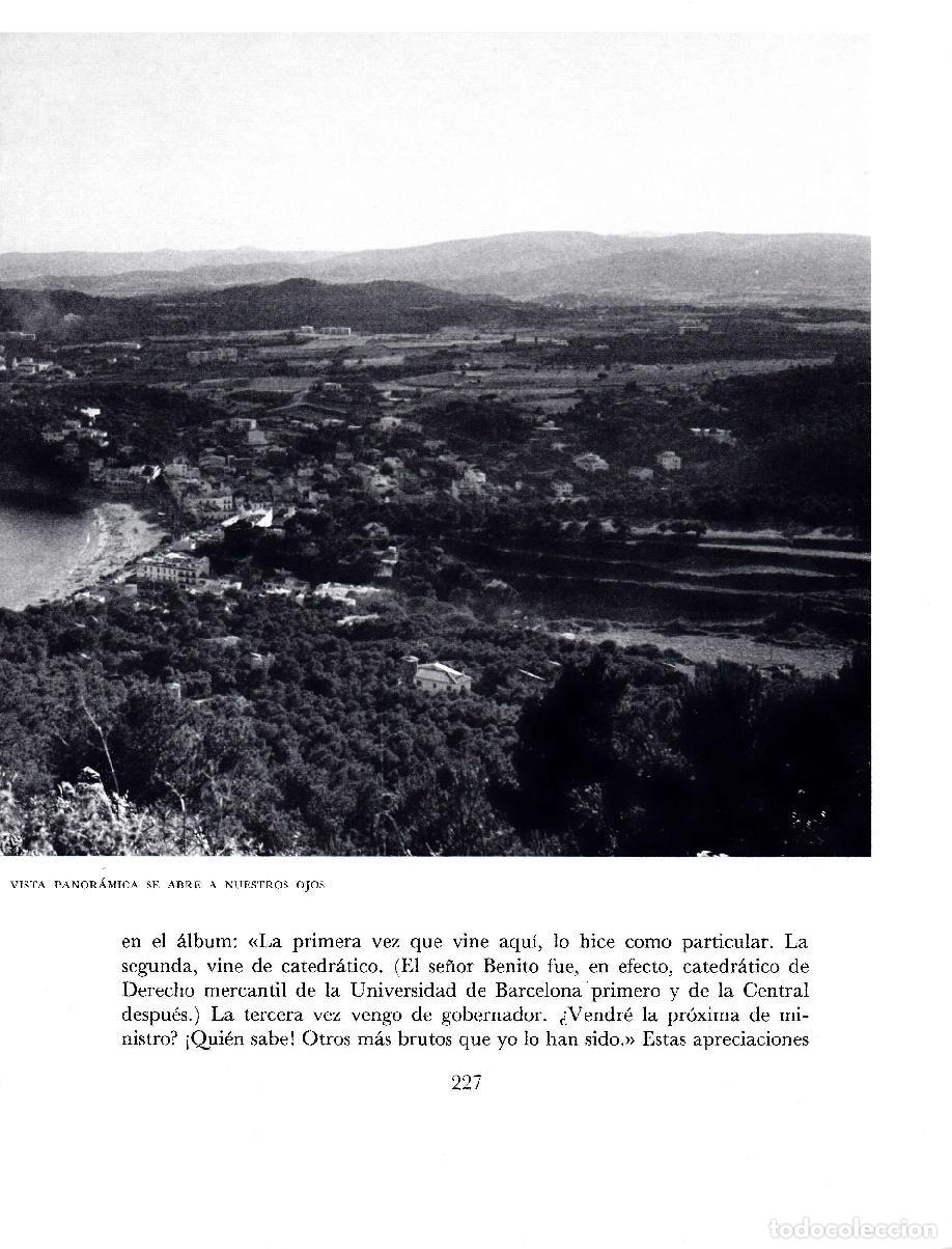 Otros art&iacute;culos de coleccionismo en papel: LAMINA 5734: Vista desde faro Sant Sebastia - Josep Pla