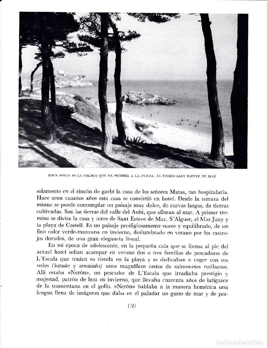 Otros art&iacute;culos de coleccionismo en papel: LAMINA 5704: Roca Fosca y Sant Esteve de Mar - Josep Pla