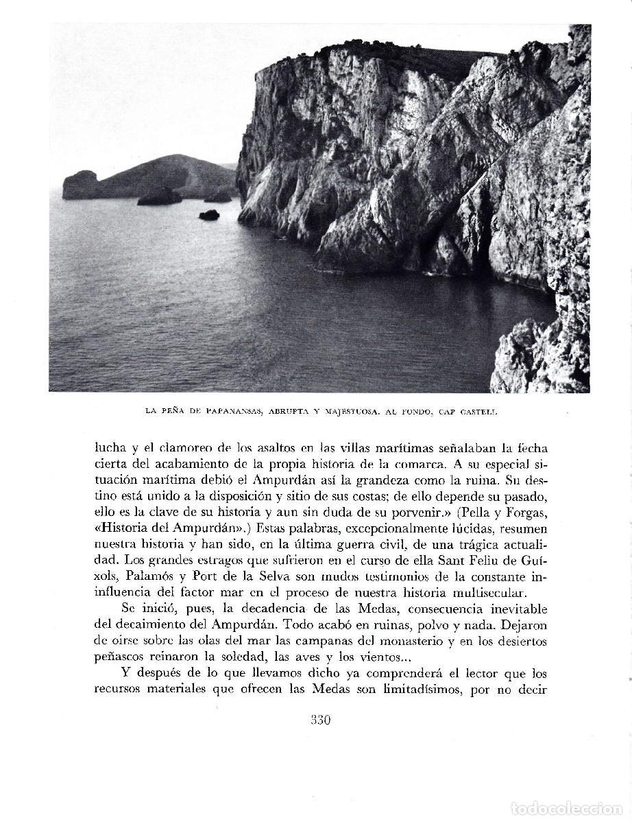 Otros art&iacute;culos de coleccionismo en papel: LAMINA 5779: Pe&ntilde;a de Papanansasby Cap Castell - Josep Pla