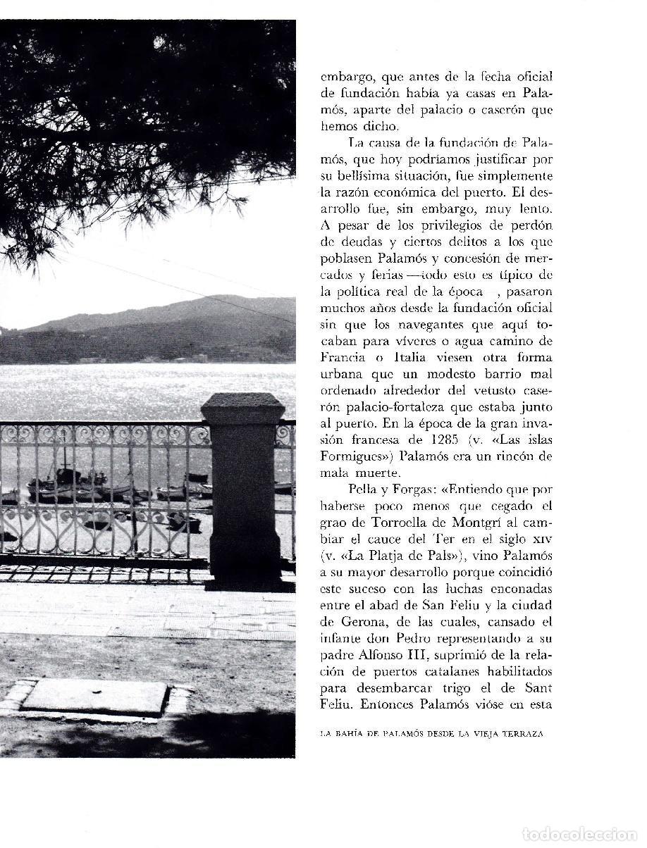 Otros art&iacute;culos de coleccionismo en papel: LAMINA 5699: Bahia de Palamos desde la vieja terraza - Josep Pla