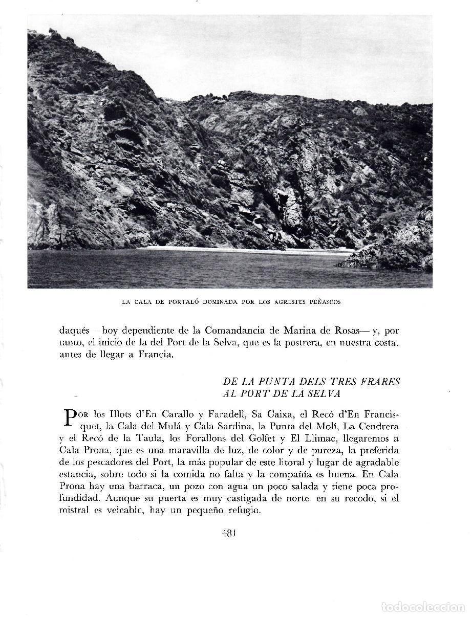 Otros art&iacute;culos de coleccionismo en papel: LAMINA 5843: Cala Portalo - Josep Pla